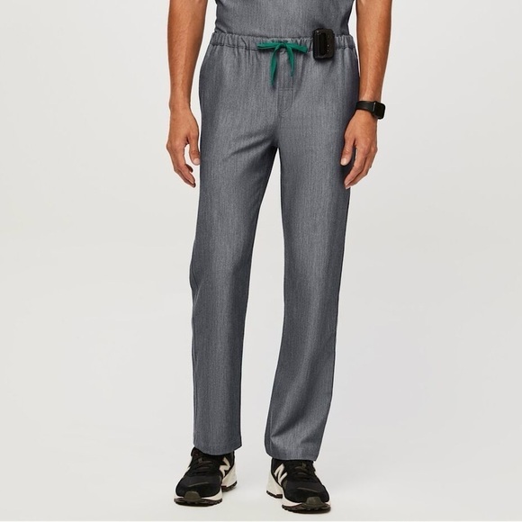 Figs Pisco Basic Scrub Straight Leg Pants in Graphite 4 Pockets Anti-Wrinkle XL - Picture 1 of 12